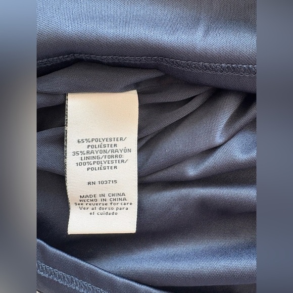 Nanette Lepore Navy Smocked Maxi Dress - Size 6 - Picture 6 of 11